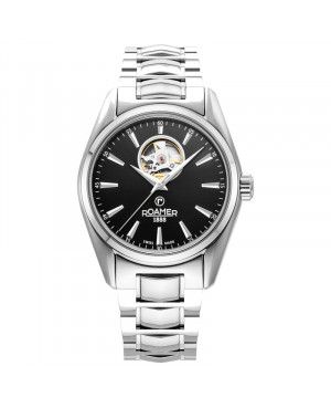 Szwajcarski elegancki zegarek męski Roamer Searock Master 984985 41 85 20