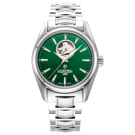 Szwajcarski elegancki zegarek męski Roamer Searock Master 984985 41 75 20