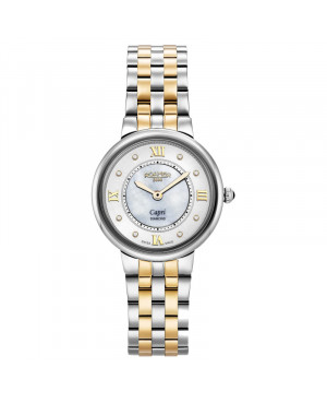 Szwajcarski elegancki zegarek damski Roamer Capri Diamond 859845 47 29 50