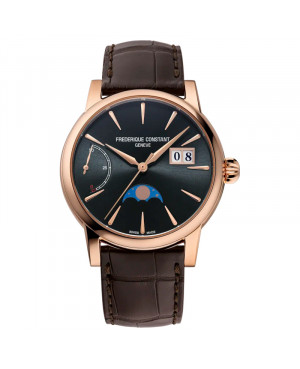 Szwajcarski klasyczny zegarek męski Frederigue Constant Classic Power Reserve Big Date FC-735G3H9