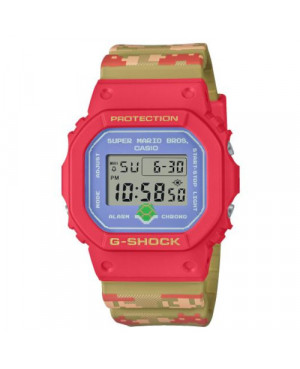 Sportowy zegarek męski CASIO G-Shock Super Mario Bros DW-5600SMB-4ER