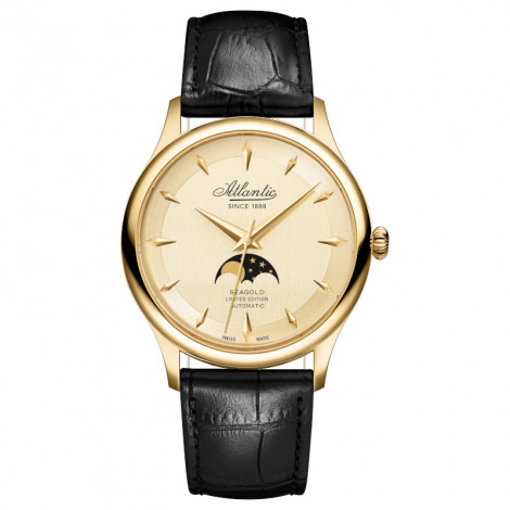 Szwajcarski elegancki zegarek męski Atlantic Seagold Edycja Limitowana LE 96741.65.31