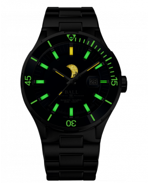 Szwajcarski elegancki zegarek męski Ball Roadmaster Challenger Moonphase DM3130B-S13J-BE