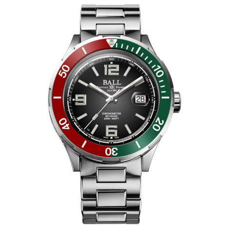 Szwajcarski sportowy zegarek męski BALL Roadmaster M Archangel DM3130B-S7CJ-BK