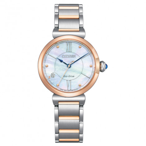 Biżuteryjny zegarek damski Citizen L Maybells EM1074-82D