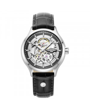 Szwajcarski elegancki zegarek męski Roamer Competence Skeleton IV 101984 41 85 05
