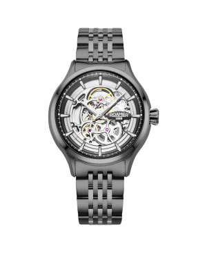 Szwajcarski elegancki zegarek męski Roamer Competence Skeleton IV 101984 45 85 10
