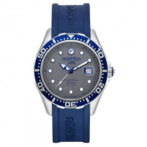 Szwajcarski sportowy zegarek męski Roamer Rockshell Mark III Scuba 867833 41 55 02