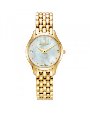 Szwajcarski elegancki zegarek damski Roamer Soleure Diamond 547857 48 25 50