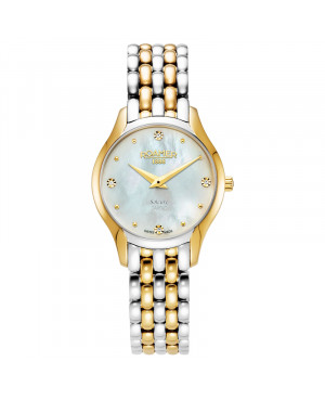 Szwajcarski elegancki zegarek damski Roamer Soleure Diamond 547857 47 25 50