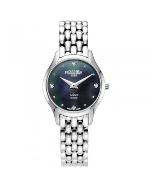 Szwajcarski elegancki zegarek damski Roamer Soleure Diamond 547857 41 85 50