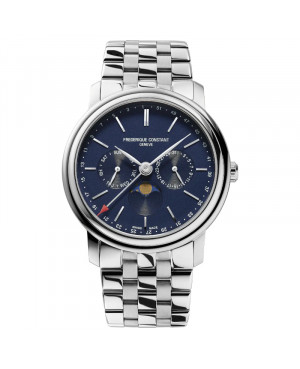 Szwajcarski elegancki zegarek męski FREDERIQUE CONSTANT Classics Index Business Timer FC-270N4P6B