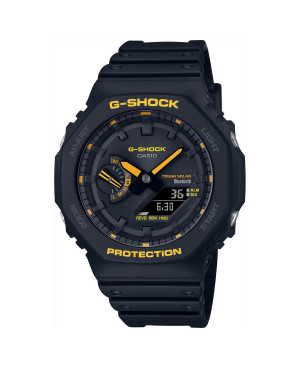 Sportowy zegarek męski CASIO G-Shock Original Caution Yellow GA-B2100CY-1AER (GAB2100CY1AER)
