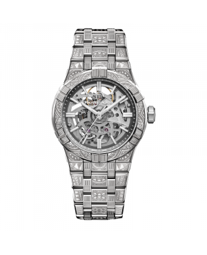 Szwajcarski elegancki zegarek męski MAURICE LACROIX Aikon Skeleton Urban Tribe AI6007-SS009-030-1