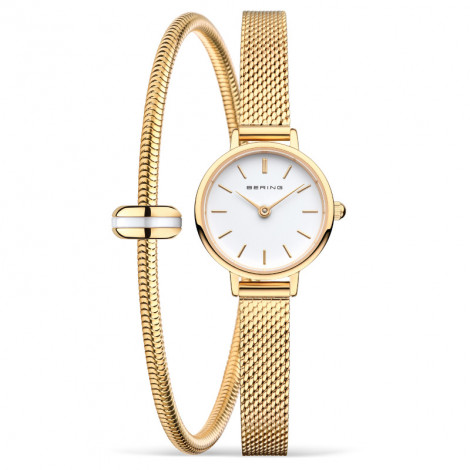 Modowy zegarek damski Bering Classic 11022-334-SET