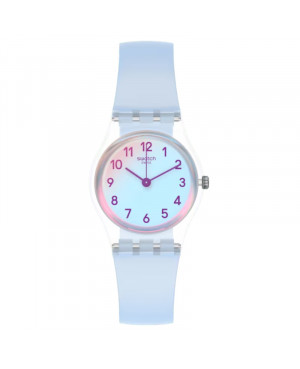Szwajcarski modowy zegarek damski Swatch Casual Blue LK396