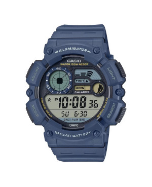 Sportowy zegarek męski CASIO Moonphase WS-1500H-2AVEF