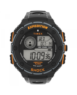 Sportowy zegarek męski Timex Expedition Shock XL Vibrating Alarm TW4B24200