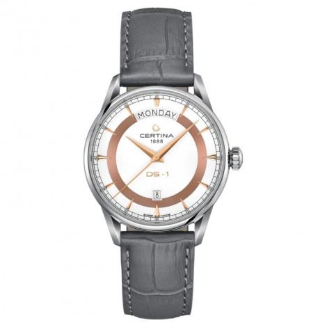 Szwajcarski elegancki zegarek damski Certina DS-1 Day-Date C029.430.16.011.01