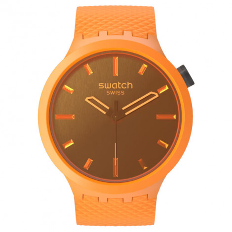 Szwajcarski modowy zegarek Swatch Crushing Orange SB05O102
