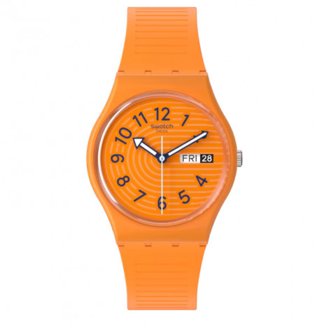 Szwajcarski modowy zegarek Swatch Trendy Lines In Sienna SO28O703