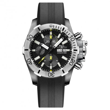 Szwajcarski zegarek męski do nurkowania BALL Engineer Hydrocarbon Submarine Warfare Chronograph DC2276A-PJ-BK