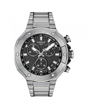 Szwajcarski sportowy zegarek męski TISSOT T-Race Chronograph T141.417.11.051.01