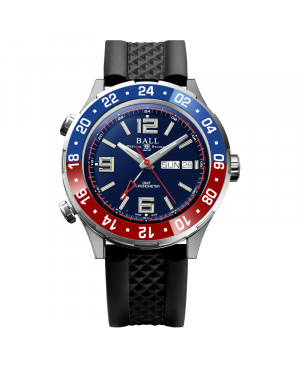 Szwajcarski sportowy zegarek męski BALL Roadmaster Marine GMT DG3030B-P4C-BE