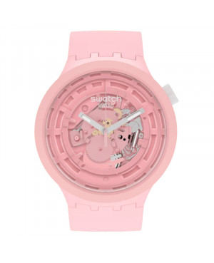 Szwajcarski modowy zegarek Swatch C-Pink SB03P100