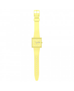 Szwajcarski modowy zegarek Swatch Bioceramic What If... Lemon? SO34J700