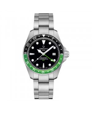 Szwajcarski sportowy zegarek męski Certina DS Action GMT Powermatic 80 C032.929.11.051.00