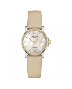 Szwajcarski klasyczny zegarek damski CERTINA Caimano Lady Lady Titanium C017.210.56.117.00