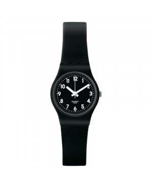 Szwajcarski modowy zegarek damski Swatch Lady Black Single LB170E