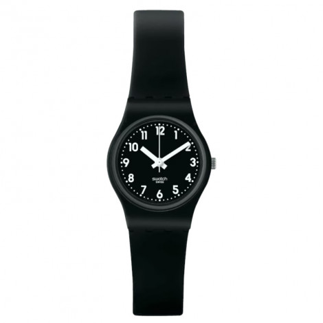 Szwajcarski modowy zegarek damski Swatch Lady Black Single LB170E