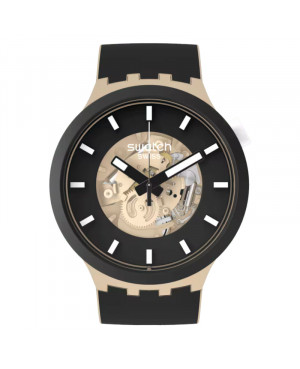 Szwajcarski modowy zegarek Swatch Time For Taupe SB03C100