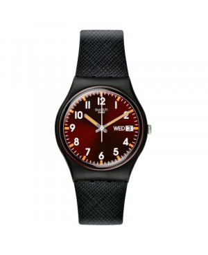 Szwajcarski modowy zegarek damski Swatch Sir Red SO28B704