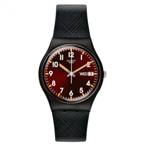 Szwajcarski modowy zegarek damski Swatch Sir Red SO28B704