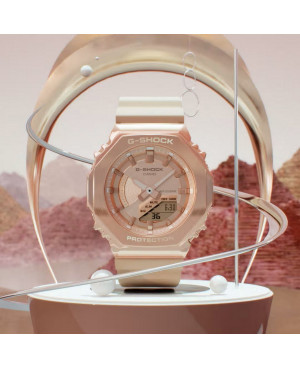 Sportowy zegarek damski Casio G-Shock Women GM-S2100PG-4AER (GMS2100PG4AER)