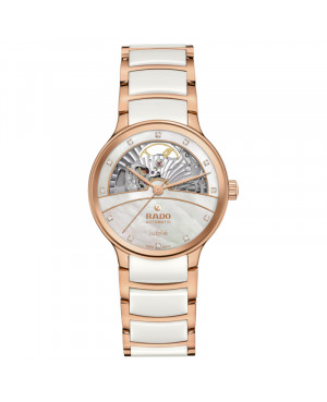 Szwajcarski elegancki zegarek damski RADO Centrix Automatic Diamonds R30029922