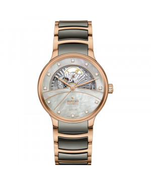 Szwajcarski elegancki zegarek damski RADO Centrix Automatic Diamonds R30028912