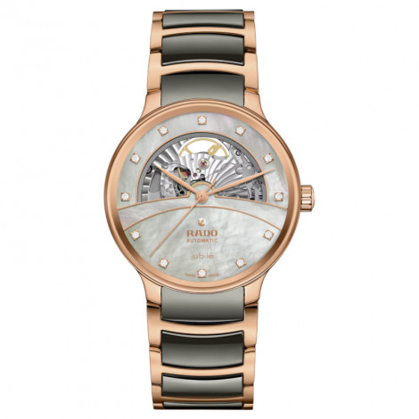 Szwajcarski elegancki zegarek damski RADO Centrix Automatic Diamonds R30028912