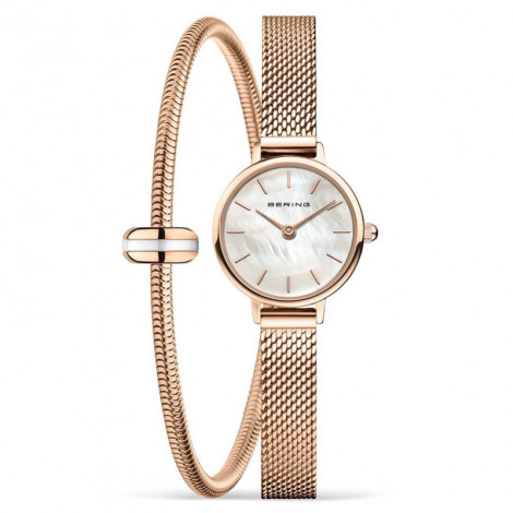 Klasyczny zegarek damski Bering Lovely 11022-364-GWP1