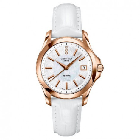 Szwajcarski, klasyczny zegarek damski Certina DS Prime Lady Round C004.210.36.116.00 (C0042103611600)