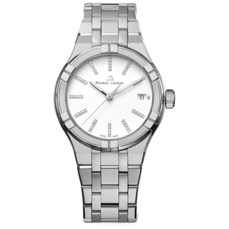 Szwajcarski elegancki zegarek damski MAURICE LACROIX AIKON AI1106-SS002-150-1