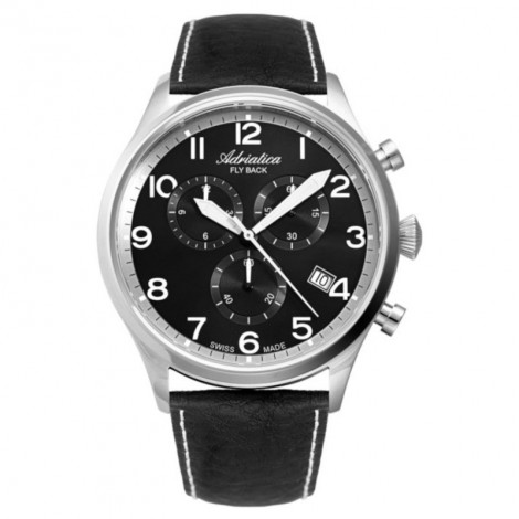 Szwajcarski klasyczny zegarek męski Adriatica Classic Sapphire A8267.5224CH1