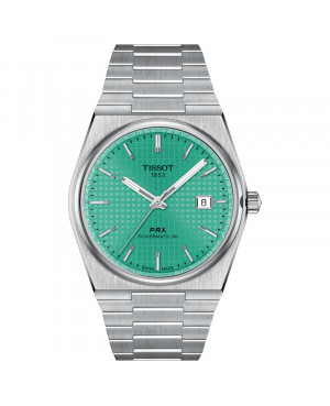 Szwajcarski klasyczny zegarek męski TISSOT PRX Powermatic 80 T137.407.11.091.01