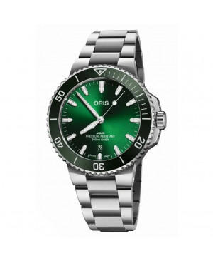 Szwajcarski zegarek męski do nurkowania Oris Aquis Date 01 733 7787 4157-07 8 22 04PEB