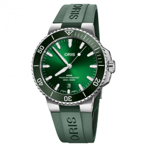 Szwajcarski zegarek męski do nurkowania Oris Aquis Date 01 733 7787 4157-07 4 22 37FC