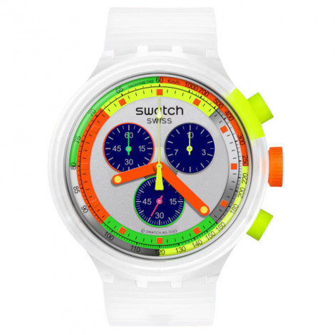 Modowy zegarek Swatch Neon Jelly SB02K100