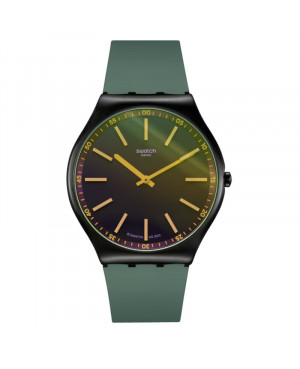 Szwajcarski modowy zegarek Swatch Green Vision SS07B112